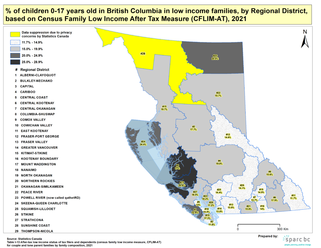 2023 BC Child Poverty Maps - First Call Child and Youth Advocacy Society