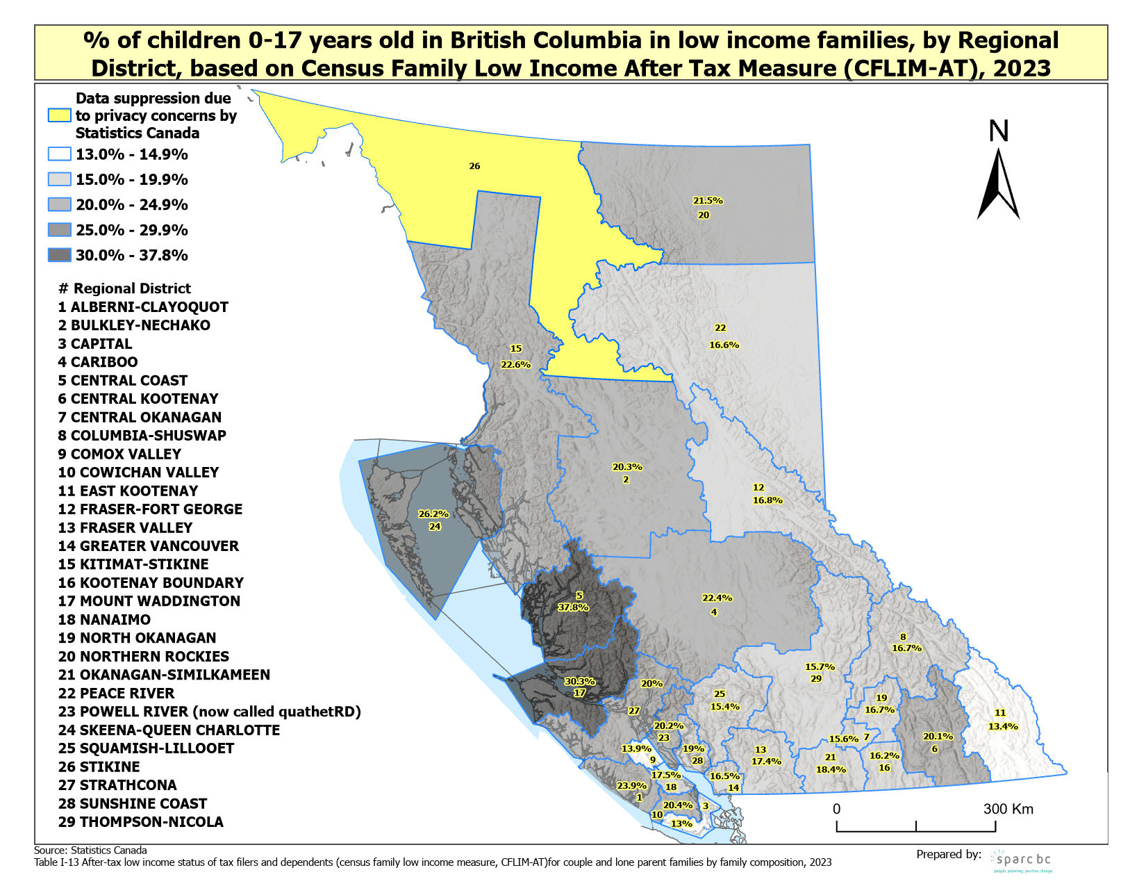 2025 BC Child Poverty Maps - First Call Child and Youth Advocacy Society